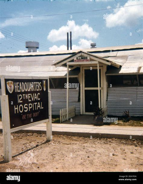 Usa Vietnam Krieg Vietnam War 12th Evacuation Hospital Cu Chi Stock