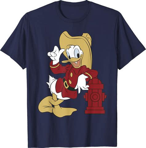 Disney Donald Duck Firefighter Outfit T Shirt Clothing