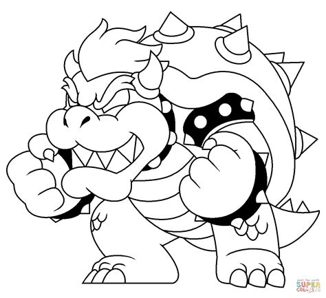 I then just installed cemu emulator on my kids pc and downloaded mario 3d world. Bowser coloring page | Free Printable Coloring Pages (With ...