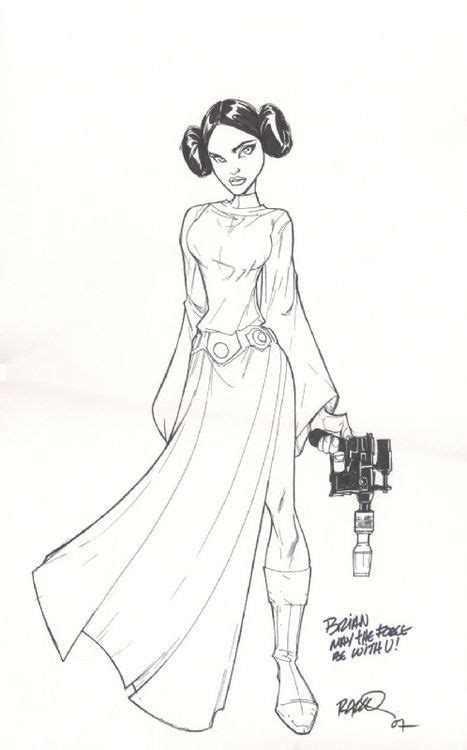 Pin By William Tucker On Carrie Fisher Art Star Wars Drawings Star