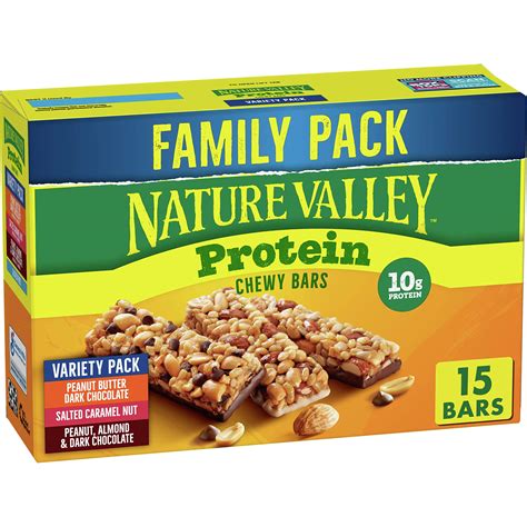 Nature Valley Chewy Granola Bars Protein Variety Pack Gluten Free 21 3