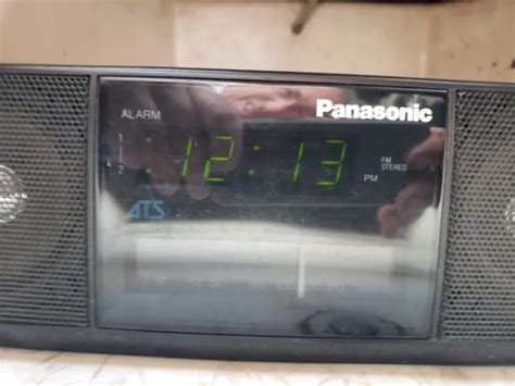 Vintage Panasonic Stereo Amfm Alarm Clock Radio Rc X220 Aux Input 2