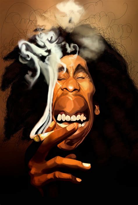 Bob Marley Arte De Bob Marley Caricaturas Divertidas Caricaturas De Famosos