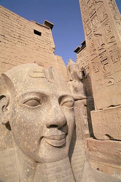 statue of the pharaoh ramses ii luxor temple thebes unesco world egypt luxor temple