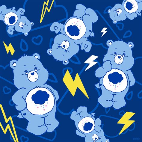 Pin By Pam Smith On Favorites Care Bears And Cousins Grumpy Care Bear Bear Wallpaper Cute