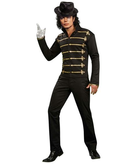 Michael Jackson Military Jacket Adult Costume 1980s Men Costumes