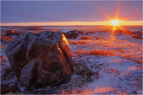 Arctic Sunset Foto And Bild North America Canada The North Bilder Auf