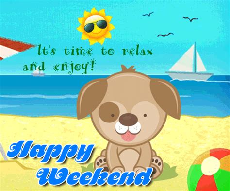 A Relaxing Happy Weekend Card Free Enjoy The Weekend Ecards 123