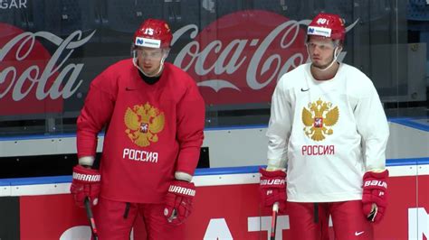 Slovakia Russian Hockey Team Warms Up For Clash With Switzerland Video Ruptly