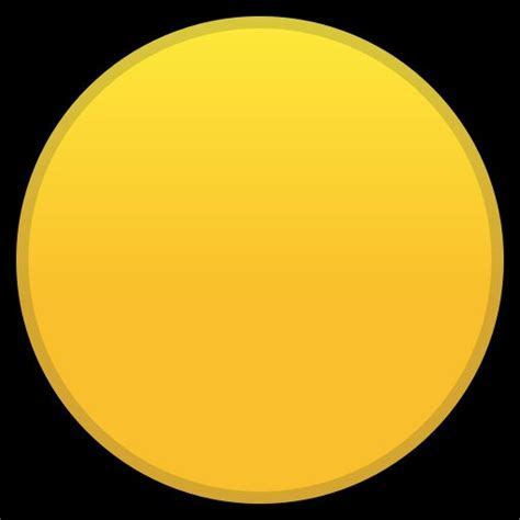 Yellow Circle Emoji Copy And Paste Emojivilla