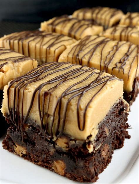 Peanut Butter Brownie Bars Holiday Brownie Recipes Desserts Peanut