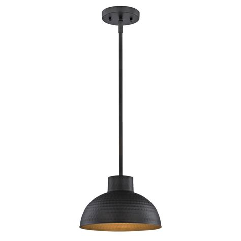 Westinghouse 1 Light Hammered Oil Rubbed Bronze Pendant 6309900 The