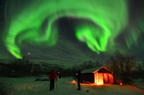 The “blue Peeping Hole” In Sweden To Watch The Northern Lights Daily