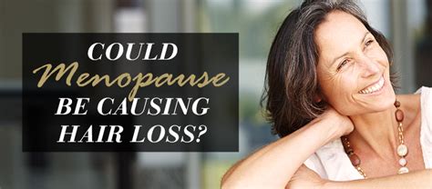 How To Manage Hair Loss During Menopause