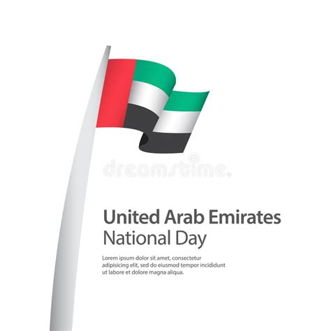 United Arab Emirates National Day Celebration Vector Template Design