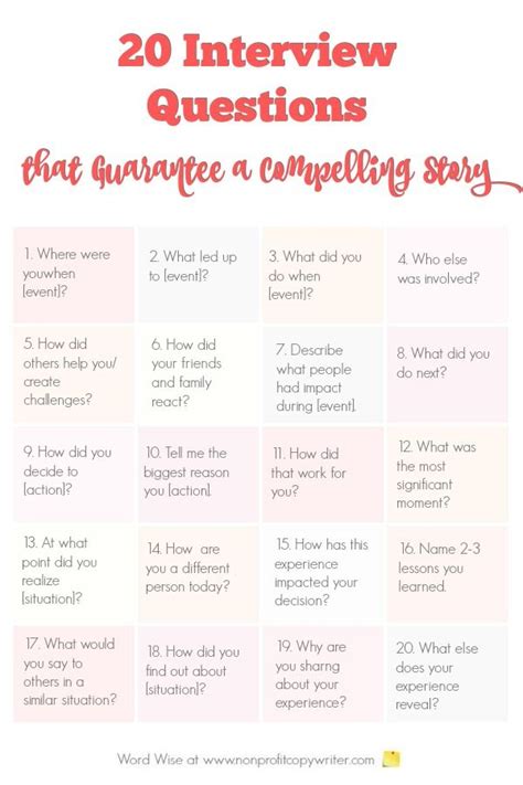 Unfortunate souls who had been brought up outside of metropolitan etiquette might answer 'nicely thankyou' and thus it is common for americans to say, 'fine, thank you' in response to 'how do you do?' you can chose that. 20 Interview Questions that Guarantee a Compelling Story ...