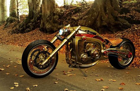 Seraphim Custom By Mikaellugnegard Steampunk Motorcycle Concept