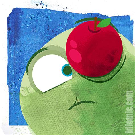 It is definitely not random. 'Apple of your eye' illustrated at Idiomic.com: definition, example, and origin