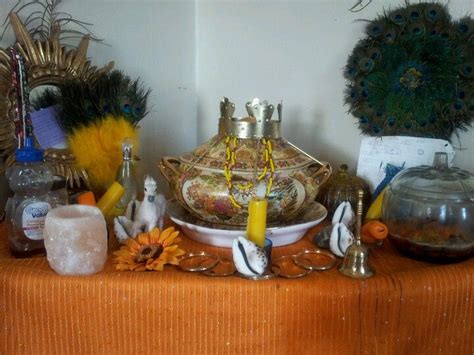 Oshun Shrine Oshun Altar Oraciones Virgen De La Caridad Manualidades