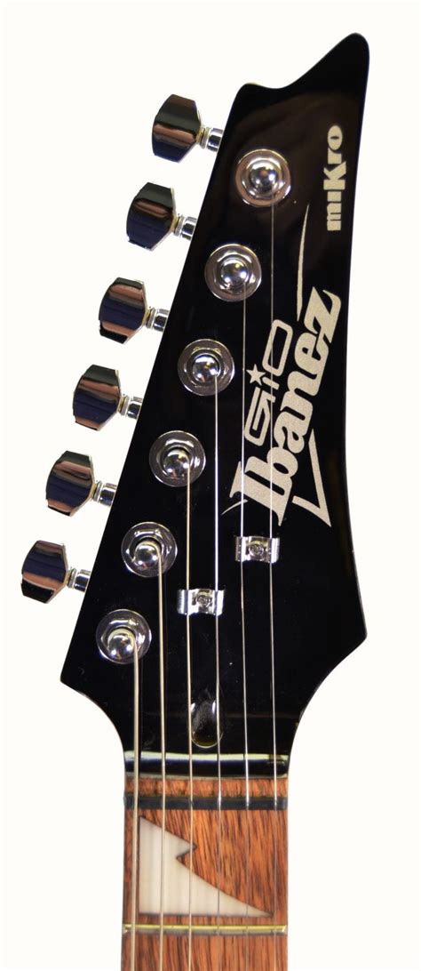 Ibanez Grgm21 Bkn Gio Mikro 3 4 Size Electric Guitar Black Sparkle Finish The Guitar Hangar