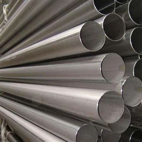 304 Welded Round Stainless Steel Pipe Steel Grade Ss304 6 Meter At