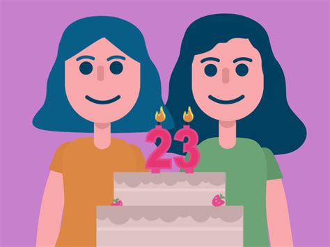Twins Birthday By Laluciae On Dribbble