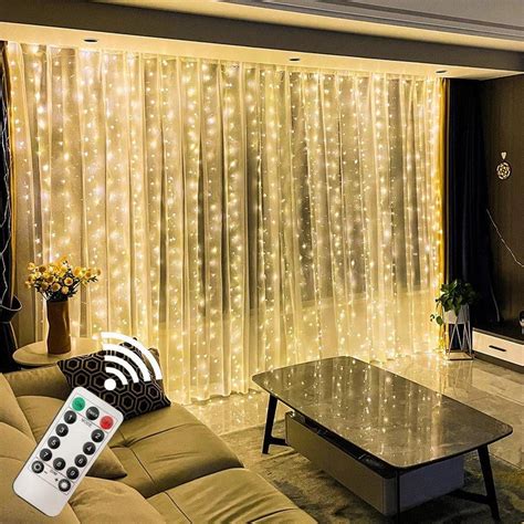 Lighting Window Curtain String Lights For Bedroom Decorations