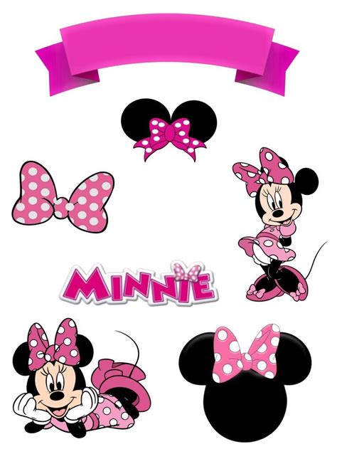 Minnie Mouse Template Minnie Mouse Stickers Minnie Mouse Rosa Minnie