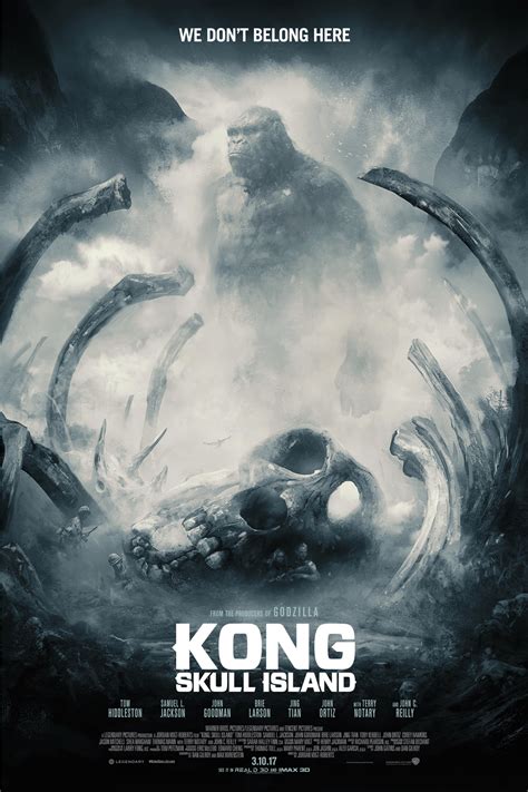 Poster Kong Skull Island Karl Fitzgerald Cimetière