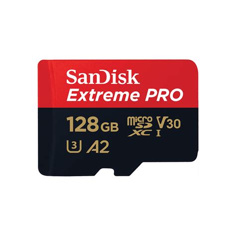 Sandisk Extreme Pro Microsdxc Uhs 1 Card With Adapter 128gb