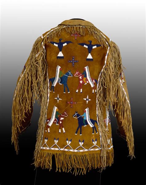 Lakota Tetonwestern Sioux Artist Jacket Late 19th Century Leather