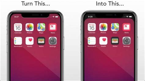 How To Remove Or Hide Iphone X Notch From Lock Screen And Home Screen