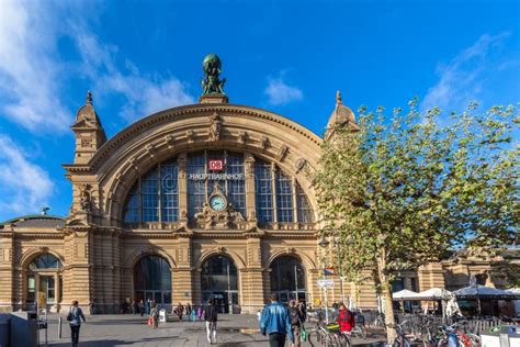 Frankfurt am Main Train Station Editorial Photo - Image of