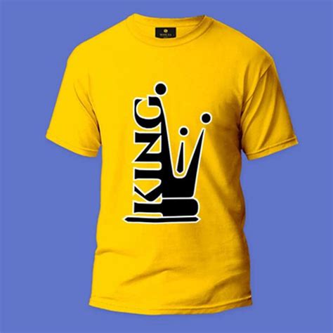 King Short Sleeve T Shirts For Men’s Unique Design Mascaa Mascaa