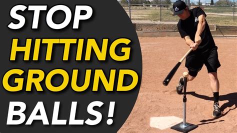 How To Stop Hitting Ground Balls Hit Line Drives Instead Youtube