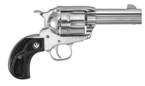 Ruger Vaquero Stainless 357 Magnum Revolver With Birdshead Black