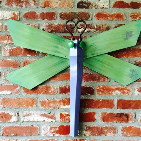 Green With Envy Dragonfly Made From Repurposed And Recycled Materials