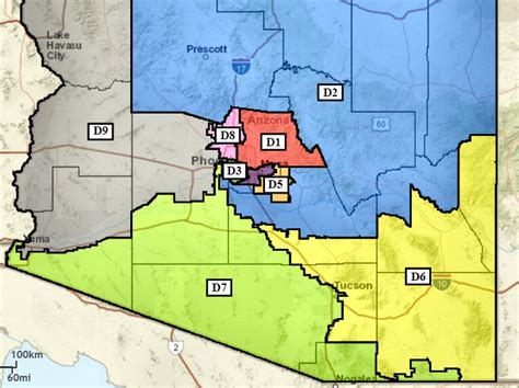 Map See Where Arizonas Legislative And Congressional Districts Are Local News
