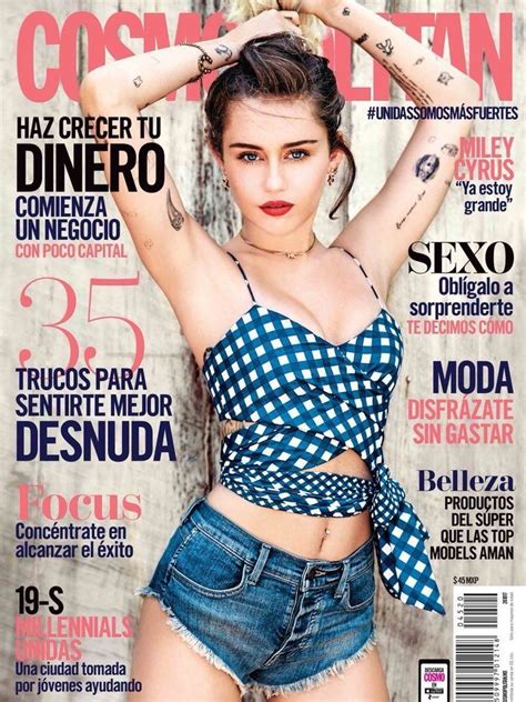 “miley on the cover of new cosmopolitanmx ” miley cyrus sexy miley cyrus style miley cyrus