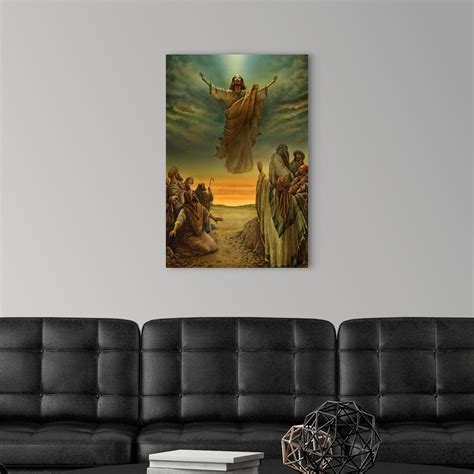 Jesus Ascending Into Heaven Wall Art Canvas Prints Framed Prints