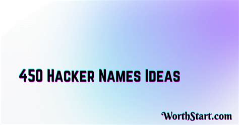 Los 450 Mejores Nombres Inteligentes De Hackers Para Ti Nombres Db