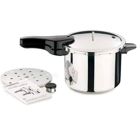 Stainless steel (ss) pressure cooker. Presto 6 Quart Stainless Steel Pressure Cooker - 01362 ...