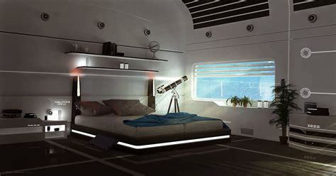 Sci Fi Interior Tom 3d Artist 3d Architectural Visualisation In