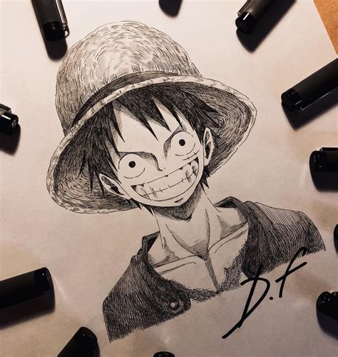 Luffy ⭕ Aprenda A Desenhar Os Seus Personagens Favoritos De Animes Em