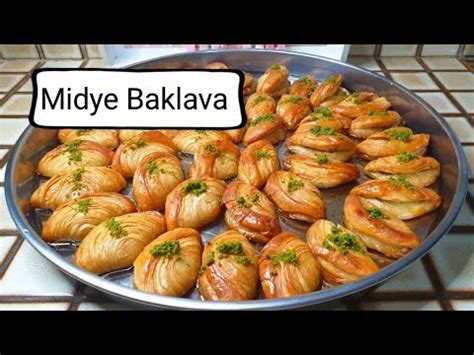 Baklava Turc Midye Baklava Youtube