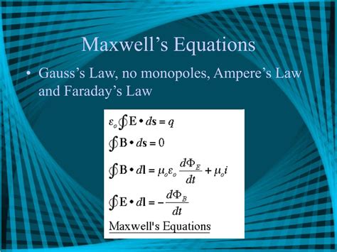 Ppt Chapter 14 Maxwells Theory Powerpoint Presentation Free