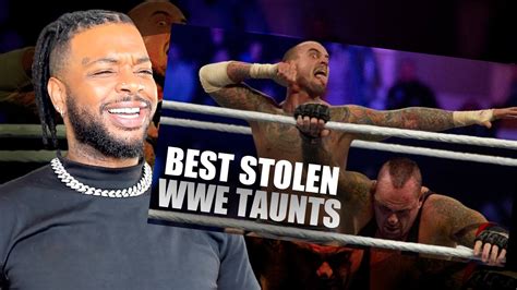 Hilarious Stolen Wwe Superstar Taunts Reaction Youtube