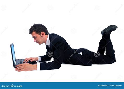 Isolated Business Man Stock Photo Image Of Relaxing 26669572