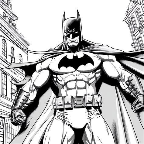 Detalle Imagen Dibujos Para Colorear De Batman Para Imprimir