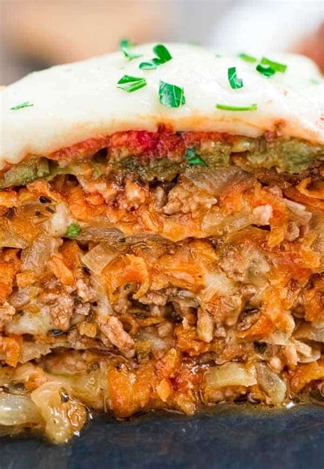 This Cabbage Lasagna Is Filled With Sweet Onions Carrots Juicy Ground